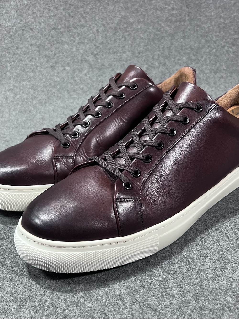 Thursday Boot Co. Premier Low Top Sneaker Coffee Leather Shoes Mens Size 12 Wide